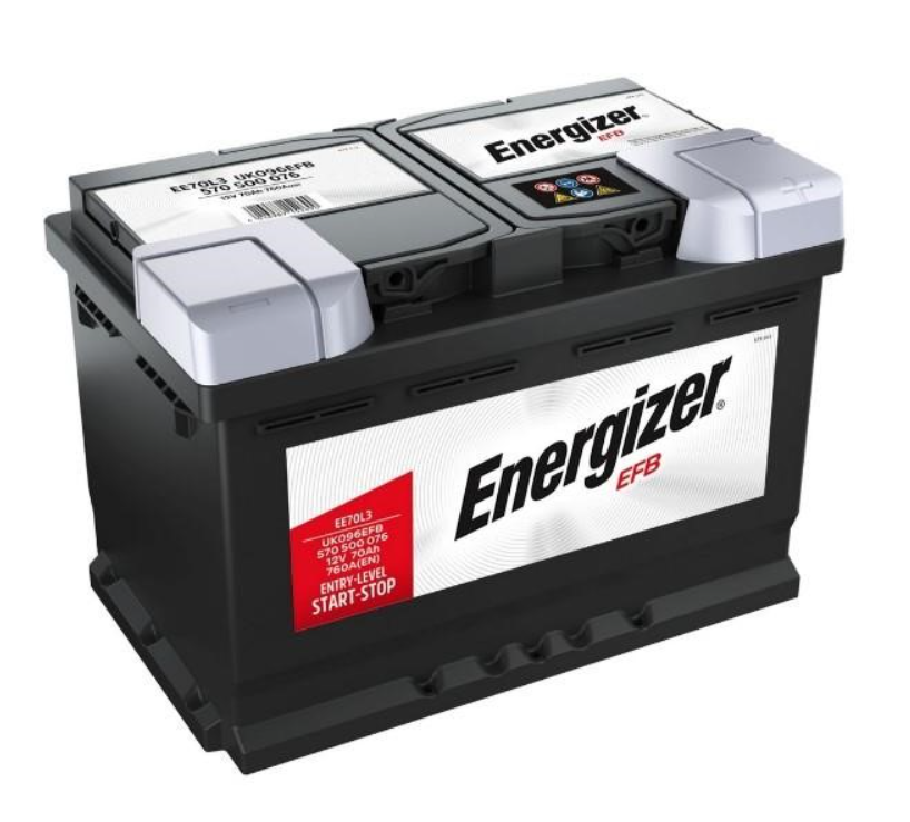 Аккумулятор Energizer Premium EFB Start-Stop 12В-70Ач 760A(EN) R+ (570500076)